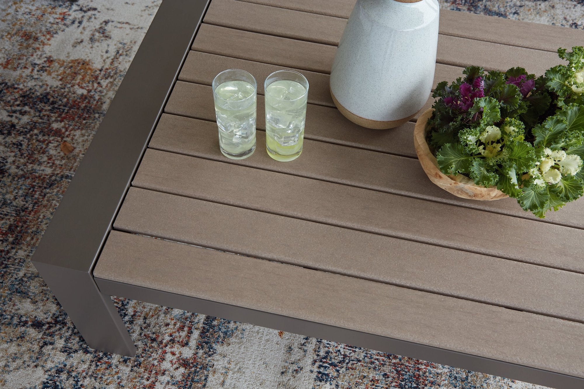 Ensemble de 3 tables d'appoint d'extérieur Tropicava