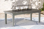 Ensemble de 3 tables d'appoint d'extérieur Visola