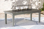 Ensemble de 3 tables d'appoint d'extérieur Visola