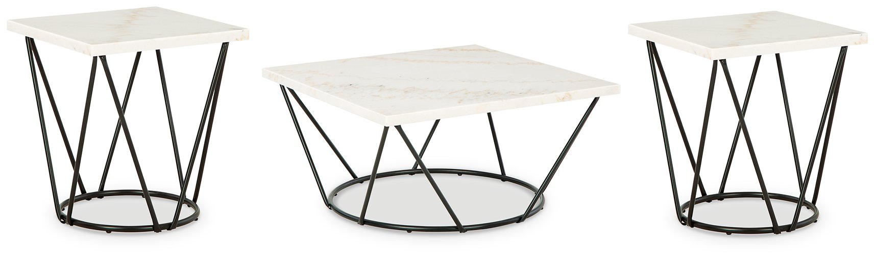 Ensemble de 3 tables d'appoint Vancent