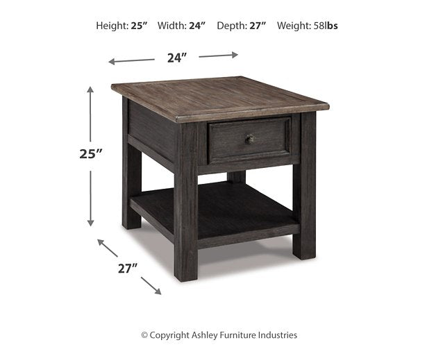 Ensemble de table 2 pièces Tyler Creek
